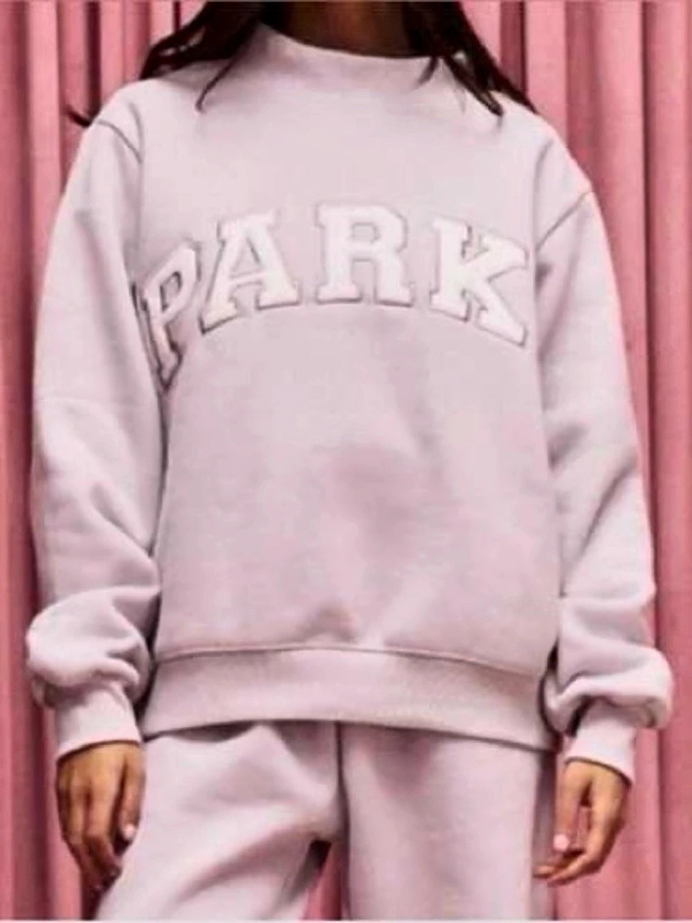 Parke purple mockneck